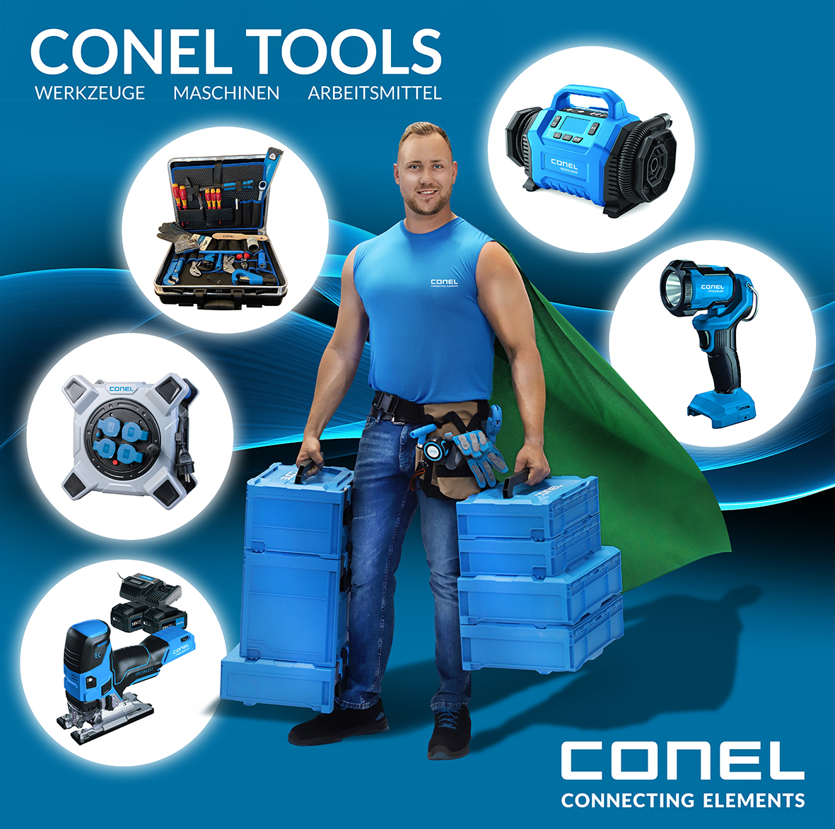 CONEL: Werkzeugpower für die Profis